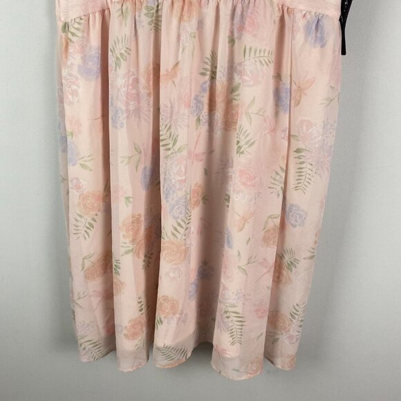 Torrid Her Universe Disney Maleficent Aurora Pink Knit to Woven Dress Size 1X - Picture 3 of 9